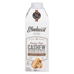 Elmhurst Cashew & Gluten-Free Oat Beverage Cinnamon Churro 750 ml, $1.60/100ml