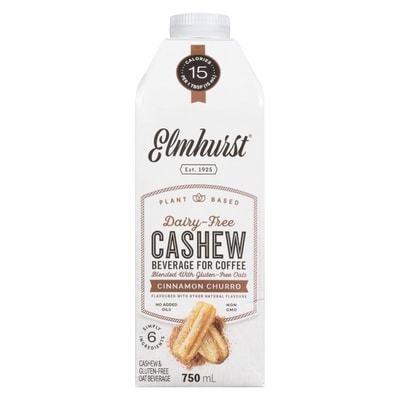 Cashew & Gluten-Free Oat Beverage Cinnamon Churro
