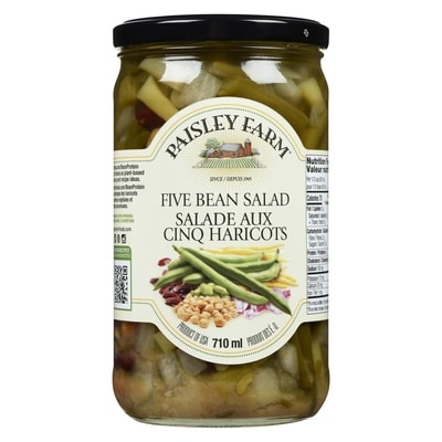 Paisley Farm Five Bean Salad 710 ml, $1.55/100ml