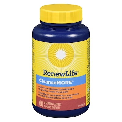 Renew Life Vegetarian Capsules Cleansemore 60 ea, $0.42/1ea