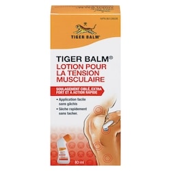 Tiger Balm Lotion pour la tension musculaire 80 ml, 27,49 $/100ml