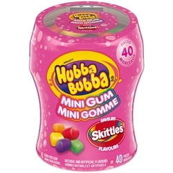 Sugar-Free Flavoured Bubble Gum Minis, Resealable Bottle