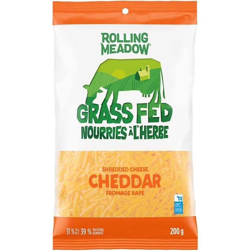 Grass Fed Cheddar Shredded Cheese