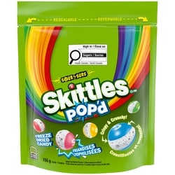 Skittles Sour Freeze Dried Candy, Bag - 155 g | Fortinos