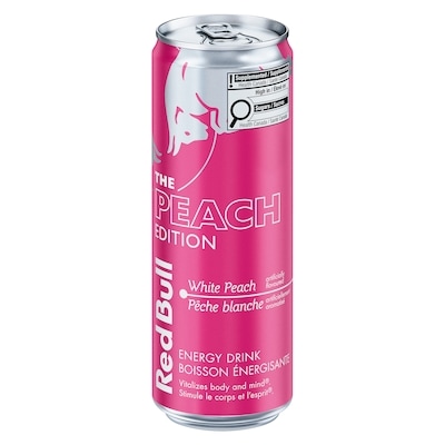 Red Bull Energy Drink White Peach 473 ml, $1.33/100ml