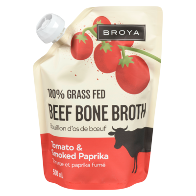 Broya Beef Bone Broth Tomato & Smoked Paprika Organic 500 ml, $2.80/100ml
