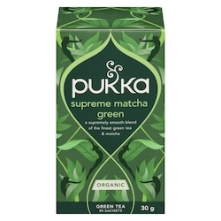 Green Tea Sachets Supreme Matcha Green Organic