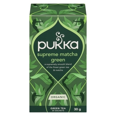 Pukka Green Tea Sachets Supreme Matcha Green Organic 20 ea, $0.52/1ea