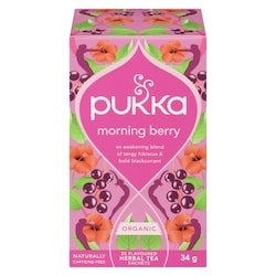 Flavoured Herbal Tea Sachets Morning Berry Organic