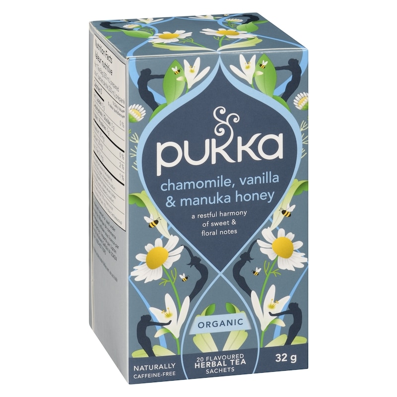 Flavoured Herbal Tea Sachets Chamomile, Vanilla & Manuka Honey Organic