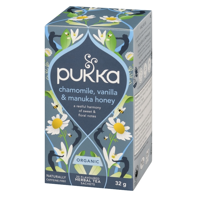 Flavoured Herbal Tea Sachets Chamomile, Vanilla & Manuka Honey Organic