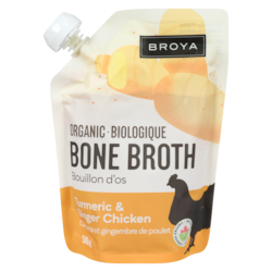 Broya Chicken Bone Broth Turmeric & Ginger Organic 500 ml, $2.80/100ml