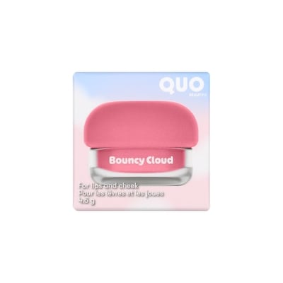 Quo Beauty Bouncy cloudpour les lèvres et les joues 1 ea, 5,89 $/1ch