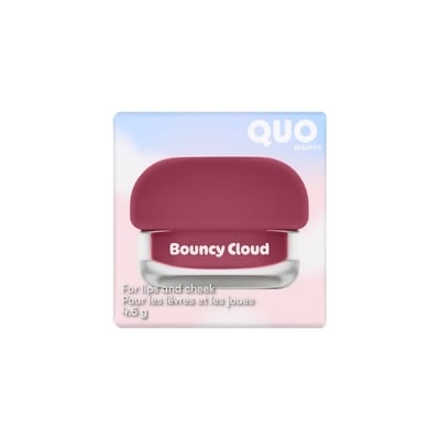 Quo Beauty Bouncy cloudpour les lèvres et les joues 1 ea, 5,89 $/1ch