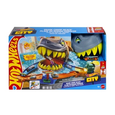 Mattel City Shark Chomp Beach 1 ea, $45.00/1ea