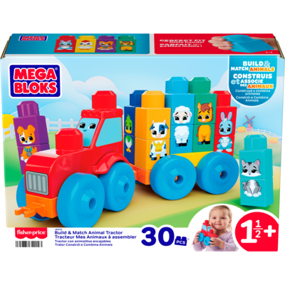 Mattel Mega Bloks Tracteur Mes Animaux À Assembler 1 ea, 13,00 $/1ch