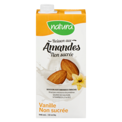 Natura Boisson aux amandes vanille non sucrée 946 ml, 0,42 $/100ml