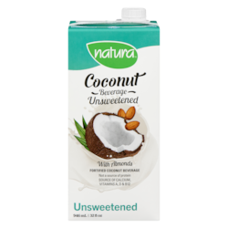 Natura Coconut Beverage, Unsweetened 946 ml, $0.42/100ml