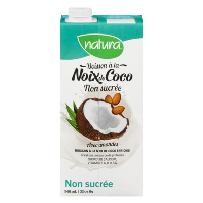 Natura Boisson à la noix de coco non sucrée 946 ml, 0,42 $/100ml