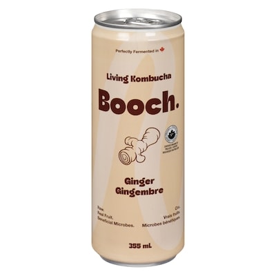 BOOCH Living Kombucha Ginger 355 ml, $0.98/100ml