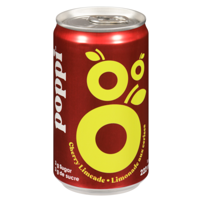 Poppi Soda Cherry Limeade 222 ml, $1.35/100ml
