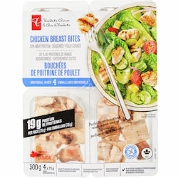 President's Choice Chicken Breast Bites 300 g, $4.67/100g