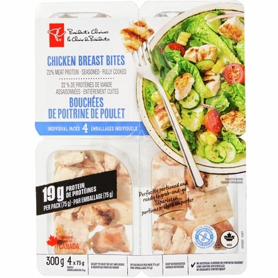 le Choix du Président Bouchées de poitrine de poulet 300 g, 4,67 $/100g