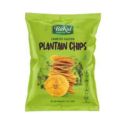 BaKol Croustilles de plantain (légèrement salées) 140 g, 3,56 $/100g