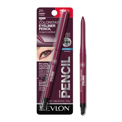 Revlon Colorstay Eyeliner Pencil, 211 Cherry, Waterproof 1 ea, $12.49/1ea