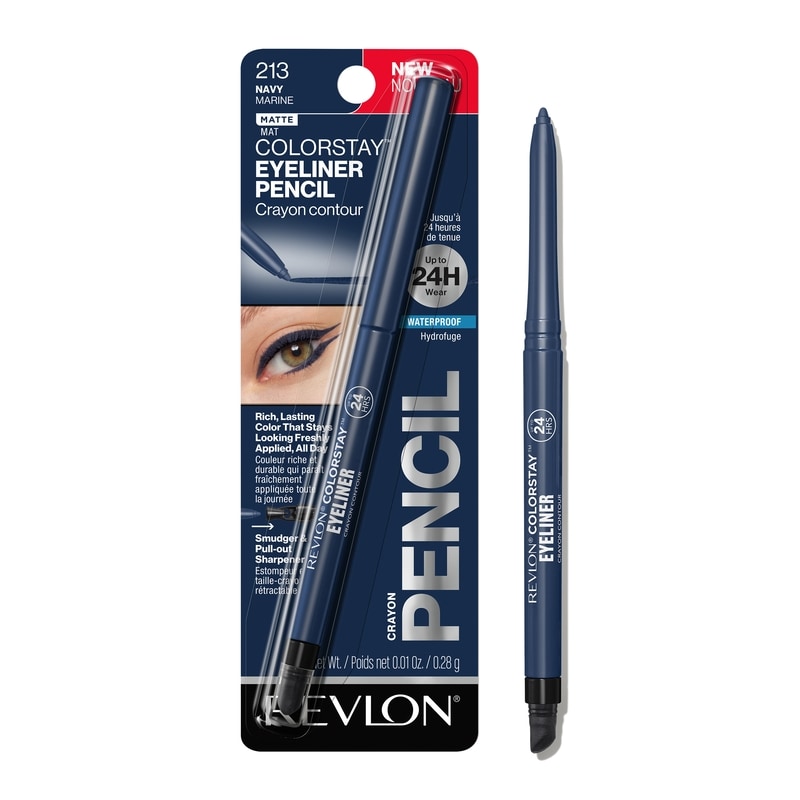 Colorstay Eyeliner Pencil, 213 Navy, Waterproof