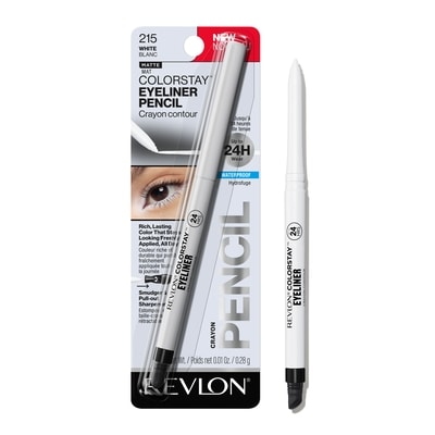 Revlon Colorstay Eyeliner Pencil, 215 White, Waterproof 1 ea, $12.49/1ea