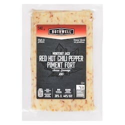 Bothwell Cheese Monterey Jack Red Hot Chili Pepper 28% M.F. 540 g, $2.96/100g