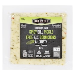 Bothwell Cheese Monterey Jack Spicy Dill Pickle 28% M.F. 170 g, $4.41/100g
