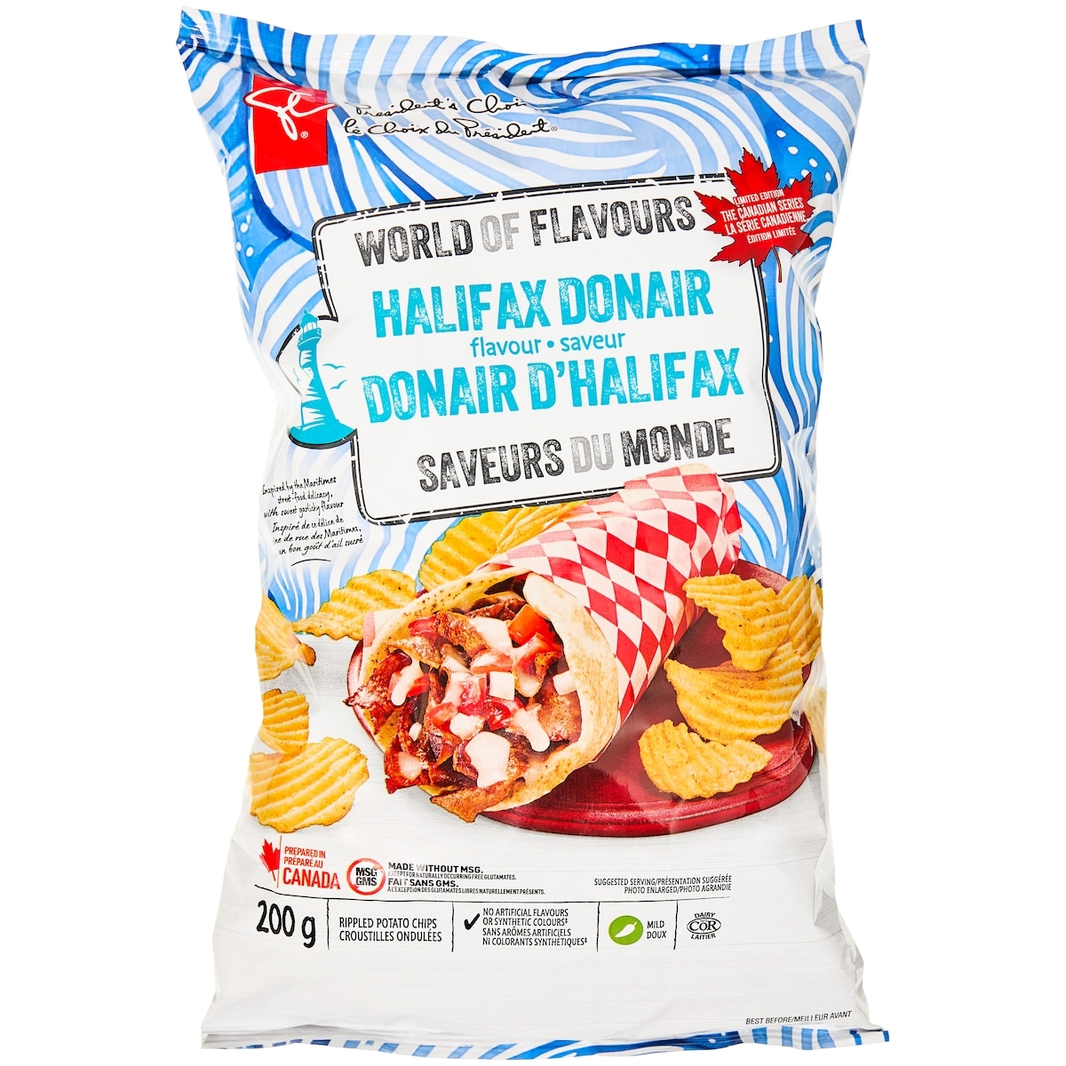 President's Choice World of Flavours Halifax Donair Chips