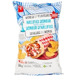 le Choix du Président Croustilles saveurs du monde Donair d'Halifax 200 g, 1,25 $/100g