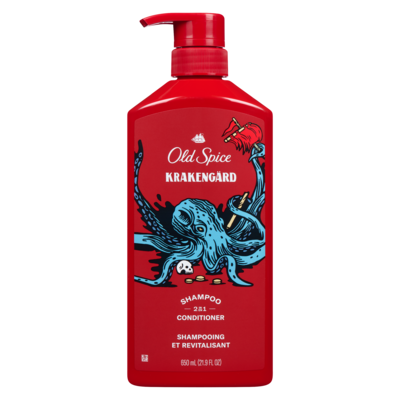 Old Spice 2-in-1 Shampoo and Conditioner, Krakengard 650 ml, $1.41/100ml