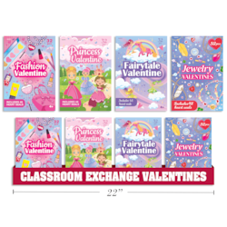 null Valentine Girls Cards with stickers 1 ea, $3.00/1ea