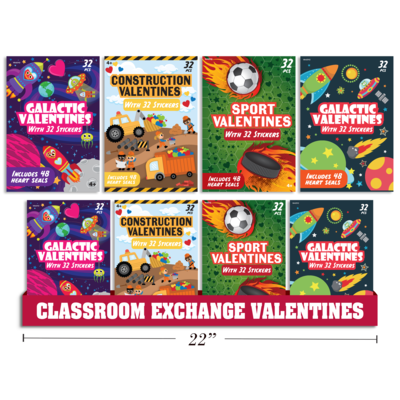 null Cartes Saint-Valentin pour garçons avec autocollants 1 ea, 3,00 $/1ch