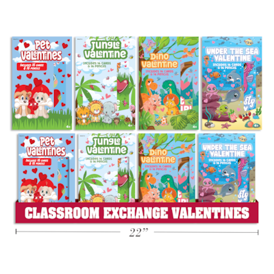 null Deluxe Valentines Exchange Cards Asst 1 ea, $4.00/1ea
