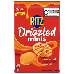 Christie Craquelins RITZ Drizzled Minis au caramel, collation sucrée-salée 226 g, 2,87 $/100g