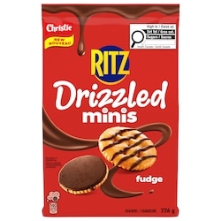 Christie Craquelins RITZ Drizzled Minis au fudge, collation sucrée-salée 226 g, 3,98 $/100g