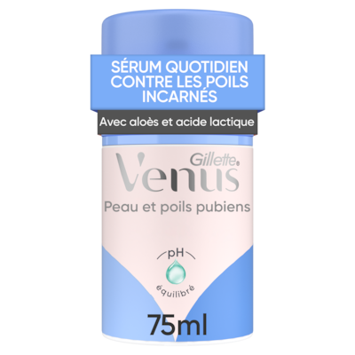Venus Sérum quotidien contre les poils incarnés pour la peau et les poils pubiens, sérum qui réduit les démangeaisons 75 ml, 32,65 $/100ml