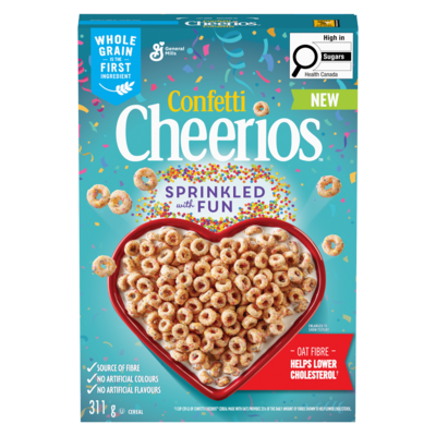 General Mills Cheerios Cereal Confetti 311 g, $2.83/100g