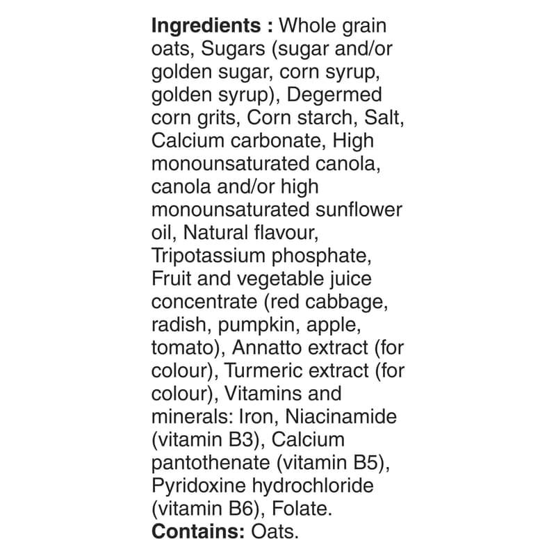 Confetti Cereal, No Artificial Colours or Flavours