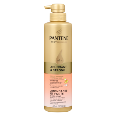 Pantene Shampooing abondants et forts 400 ml, 5,00 $/100ml