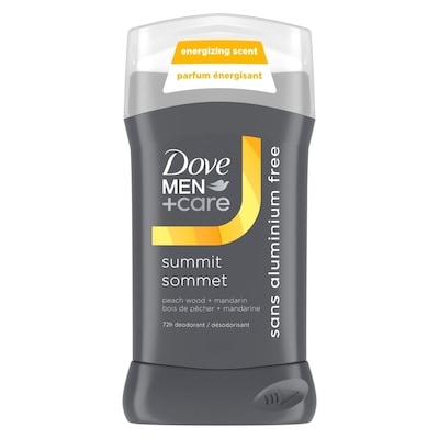 Dove Men+care déodorant en bâton summit bois de pêcher + mandarine 85 g, 9,41 $/100g