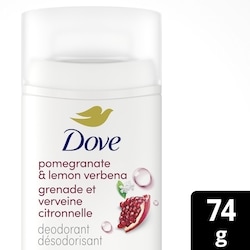 Dove Deodorant Stick, 72h Pomegranate & Lemon Verbena 74 g, $14.85/100g