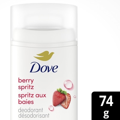 Dove Désodorisant spritz aux baies 74 g, 11,47 $/100g