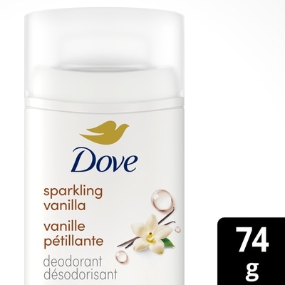Dove Deodorant Stick, 72h Sparkling Vanilla, Gentle & Hydrating 74 g, $12.16/100g