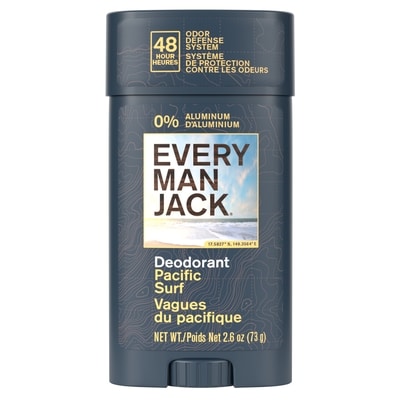 Every Man Jack Déodorant sans aluminium, Vague du Pacifique 73 g, 17,79 $/100g
